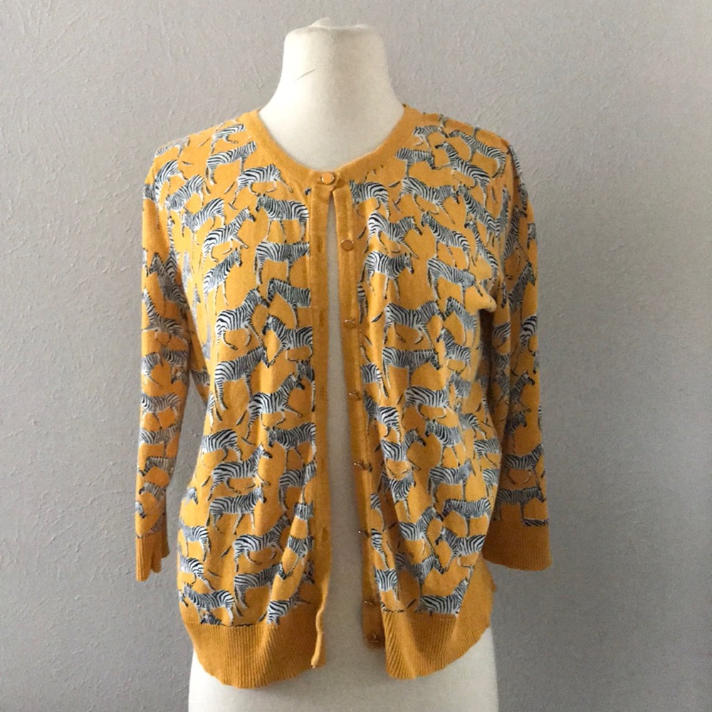 Zebra Cardigan | Size Large